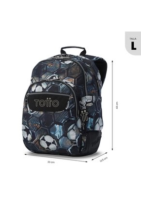 Morral Juvenil Porta PC 14" Rayol Negro