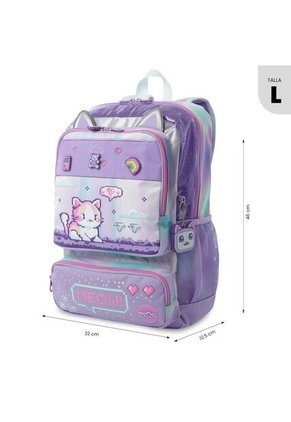 Morral Para Niña Andy Cat Grande Morado