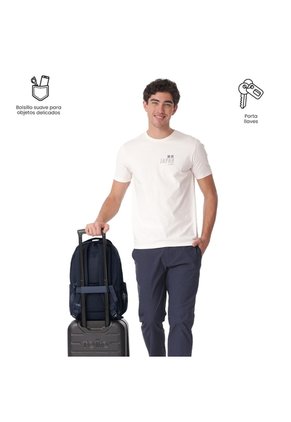 Morral Universitario Steif Ino Porta PC 15.4" Azul