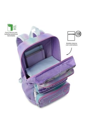 Morral Para Niña Andy Cat Grande Morado