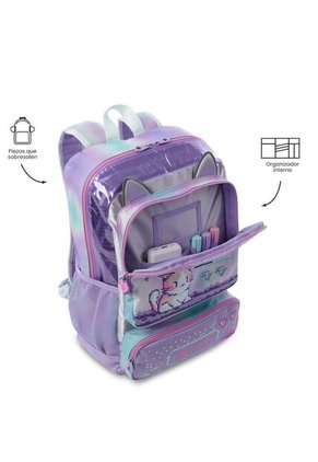 Morral Para Niña Andy Cat Grande Morado