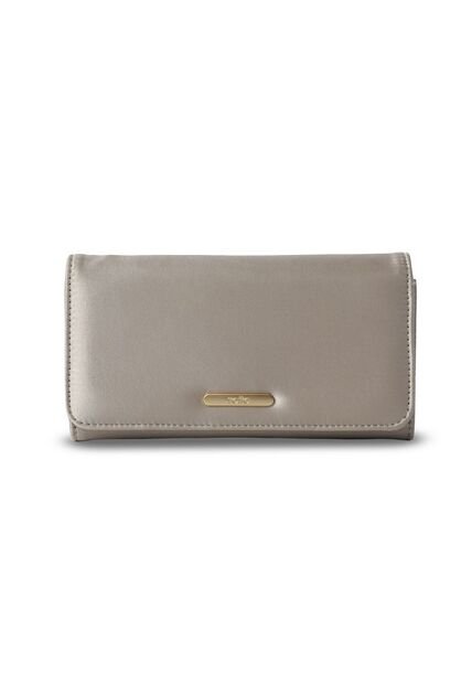 Billetera Mujer Bel Grande Con RFID Blocker Beige