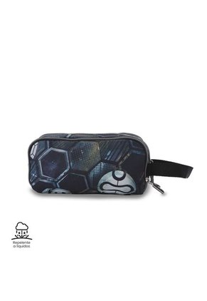 Cartuchera Escolar Mediana Para Hombre Cinta Pro Negra