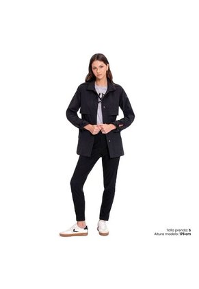 Chaqueta Casual Para Mujer Sandino Negra
