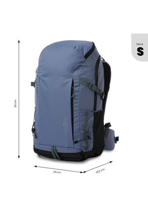 Morral Outdoor Summit 35 Azul Con Sistema De Pedernal