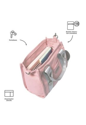 Bolso Para Mujer T-Bag Viral S Rosado