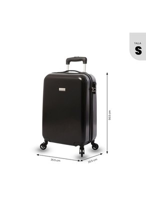Maleta De Cabina 360 Stampy 2.0 10 Kilos Negra
