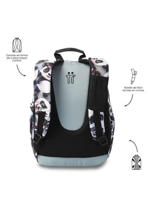 Morral Juvenil Porta PC 14" Rayol Gris