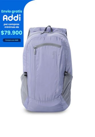 Morral De Viaje Plegable Troker 15 Mediano Morado Totto