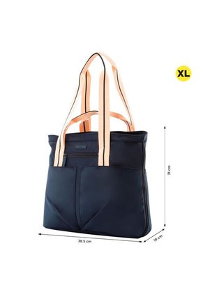 Bolso Shopping Para Mujer Cresa Azul