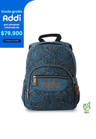 Morral Juvenil Tempera Pequeño Azul Totto