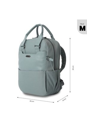 Morral Ejecutivo Porta PC 14" Toscana Verde Mujer