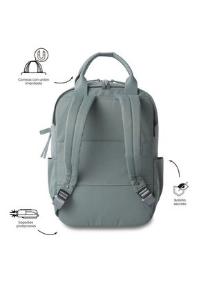 Morral Ejecutivo Porta PC 14" Toscana Verde Mujer