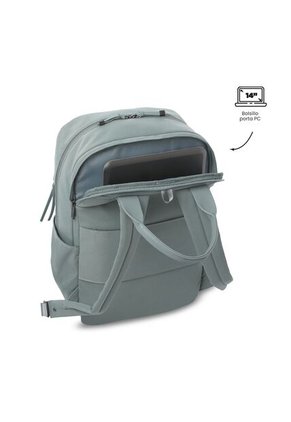 Morral Ejecutivo Porta PC 14" Toscana Verde Mujer