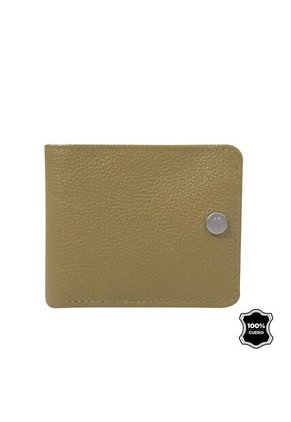 Billetera De Cuero Tooine Amarilla Pequeña