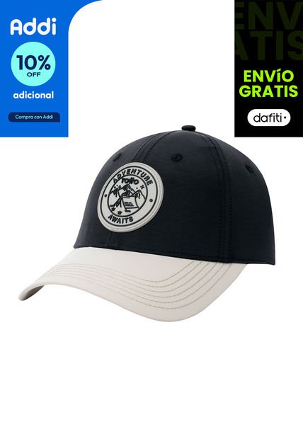 Gorra Beisbolera Romer Negra/Gris