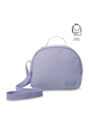 Combo Juvenil X 3 Morral Porta PC 14" + Lonchera + Cartuchera Yuno Morado