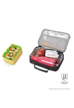 Lonchera Térmica Steif Pequeña Negra