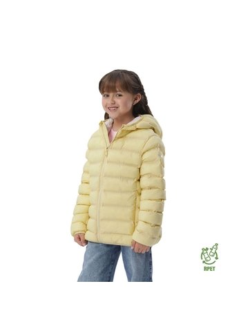 Chaqueta Para Niña Colorkid 2.0 Acolchada Color Amarillo/Rosado Totto