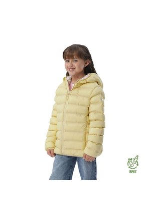 Chaqueta Para Niña Colorkid 2.0 Acolchada Color Amarillo/Rosado