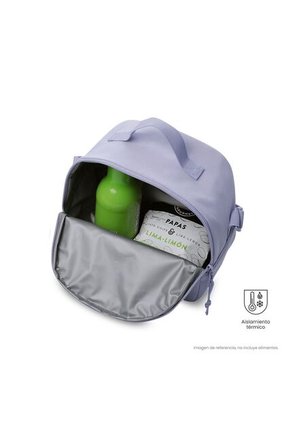 Combo Juvenil X 3 Morral Porta PC 14" + Lonchera + Cartuchera Yuno Morado