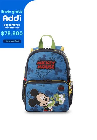 Morral Para Niño Mickey Pequeño Azul Totto