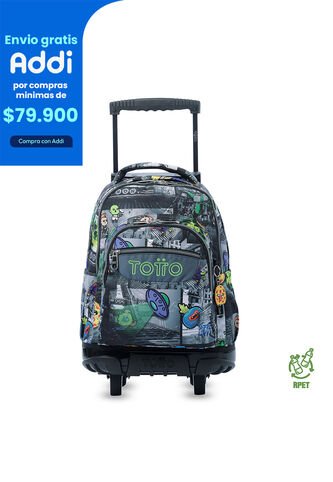 Maleta Para Niño Con Ruedas Porta PC 15.4