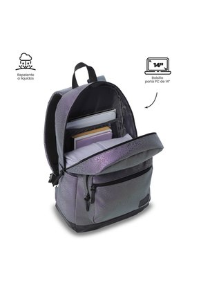 Morral Universitario Tocax Porta PC 14" Morado Mujer
