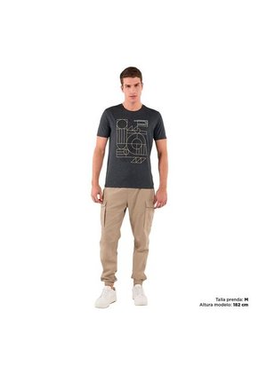 Camiseta Para Hombre Mozartpro Gris