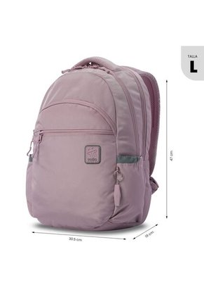 Morral Universitario Indo 2.0 Porta PC 15" Rosado Mujer