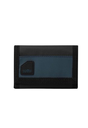 Billetera Contrast Chain Con RFID Blocker Negra/Azul