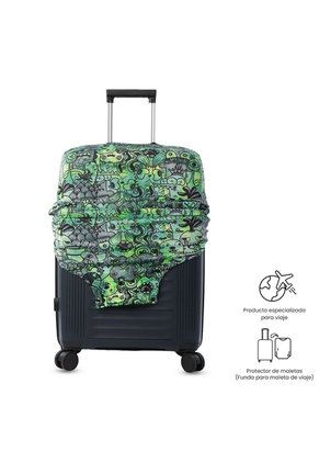 Forro Para Maletas De Viaje Apront Gris Mediana