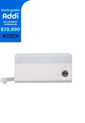 Billetera Style Lat Gris Grande Totto