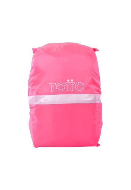 Forro Impermeable Rain Cover Plegable Para Maleta Rosado