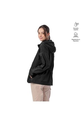 Chaqueta Casual Para Mujer Bruma Woman Liviana Negra