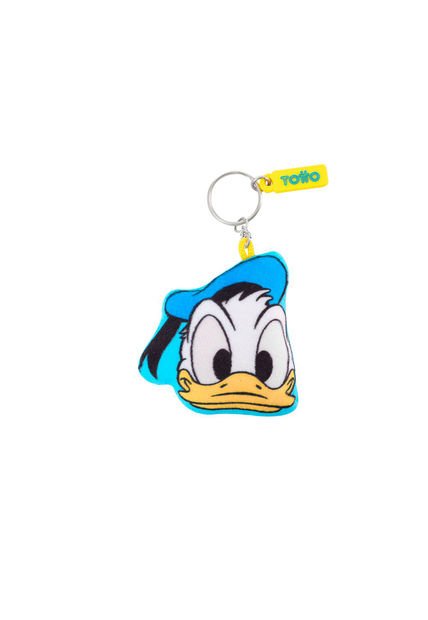 Llavero De Moda Pato Donald Blanco
