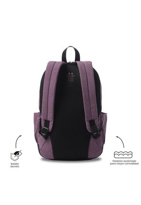 Morral Universitario Tocaxu Plus Porta PC 15" Morado Mujer