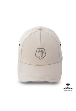 Gorra Beisbolera Totto Plus 2.0 Filtro UV Color Beige/Gris/