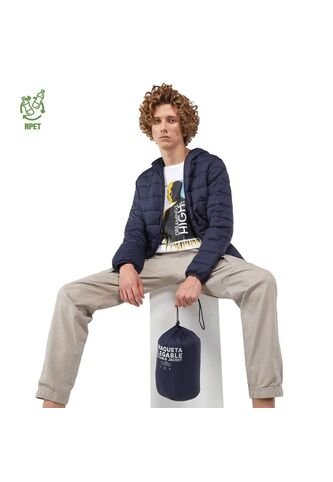 Chaqueta Para Hombre Azul Colorout Totto