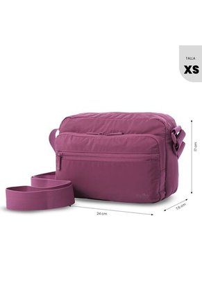 Bolso Para Mujer Amsu 2.0 Tipo Crossbody Pequeño Rosado Rose