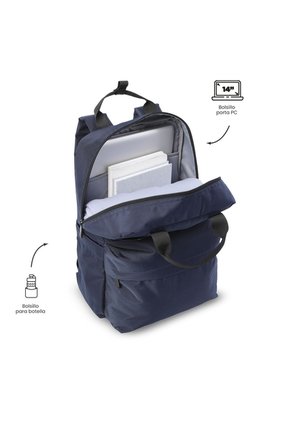 Morral Universitario Joy Porta PC 14" Azul Mujer