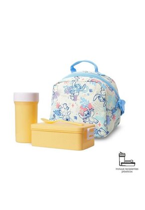 Lonchera Térmica Borrador Stitch Mediana Blanca