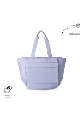 Shopping Bag Grande Para Mujer Campus Porta PC 14" Morado