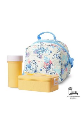 Lonchera Térmica Borrador Stitch Mediana Blanca