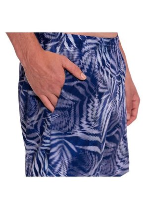 Pantaloneta Estampada Para Hombre Lown Azul