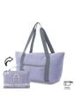 Bolso De Viaje Plegable Aloha 20 Grande Morado de Totto