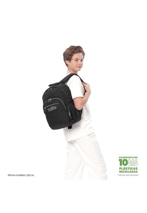 Morral Universitario Acuareles Ecole Solid Porta PC 14" Negro
