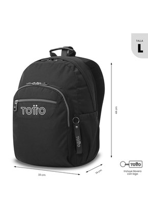 Morral Universitario Acuareles Ecole Solid Porta PC 14" Negro