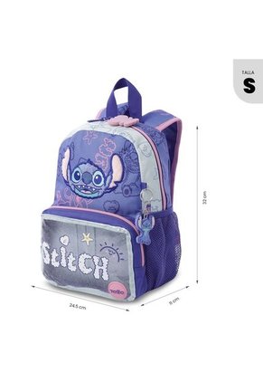 Morral Para Niña Stitch On The Beach Pequeña Azul