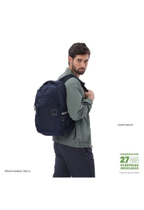 Morral Universitario Eufrates 2.0 Porta PC 13" Azul